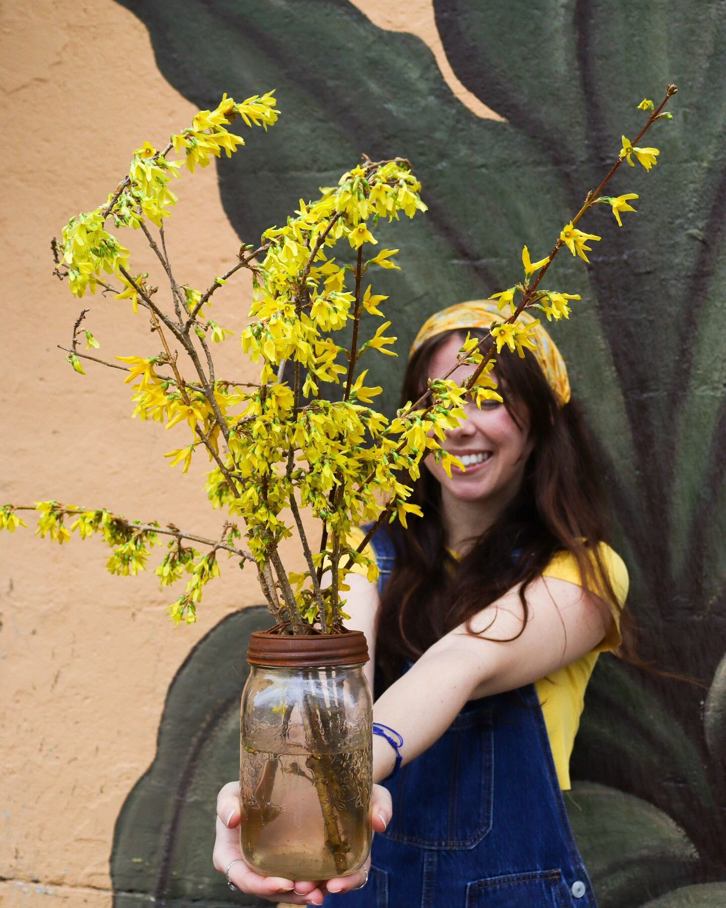 Forsythia bundles for sale at the cafe this week! Branches come with unopened flowers so that you can watch them bloom at home (hopefully just in time for Easter!) $5 taxes in for a bundle. Come by for a coffee and leave with some beautiful spring bl