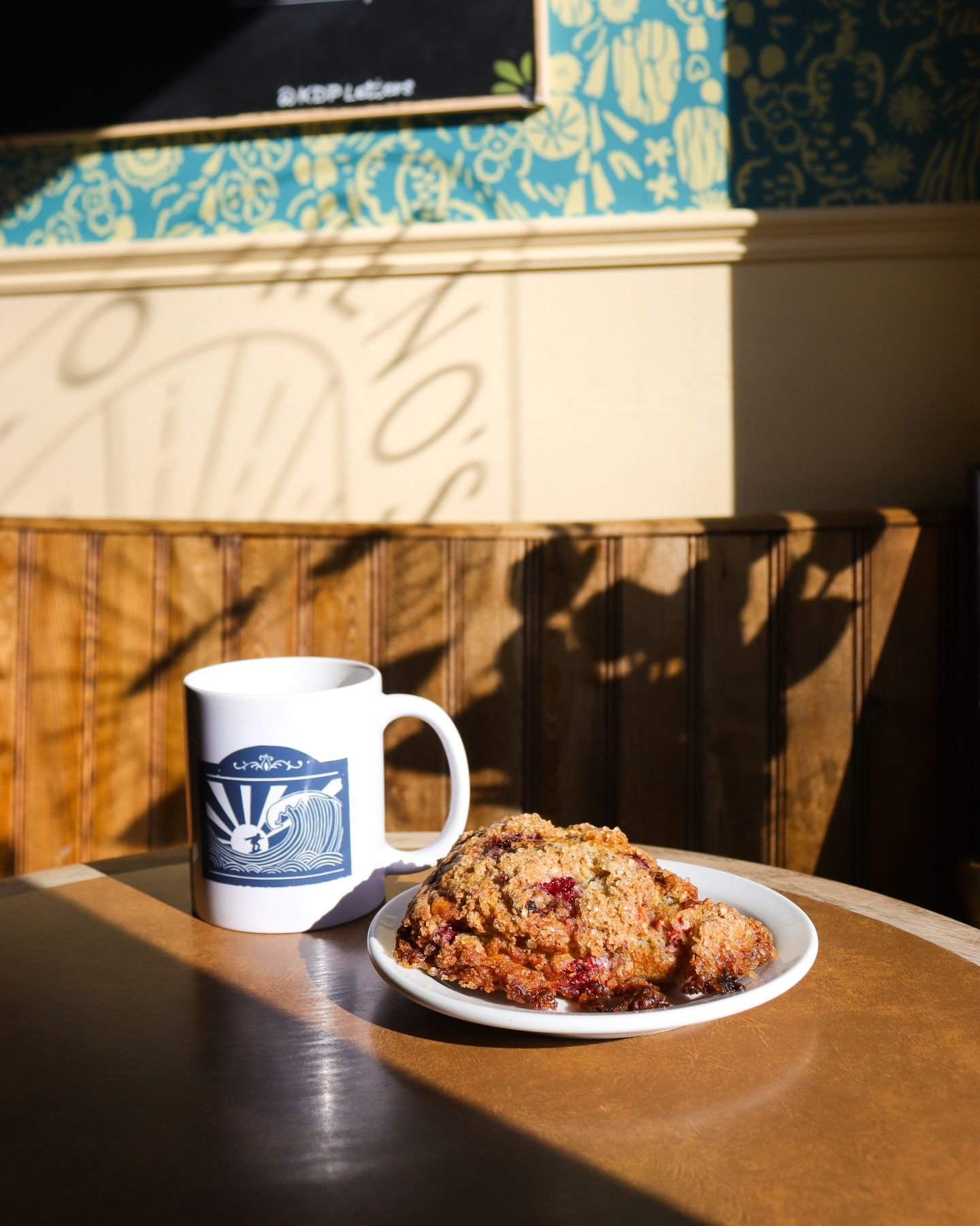 Raspberry white chocolate scones today with our signature caramelized sugar edges. ✨️