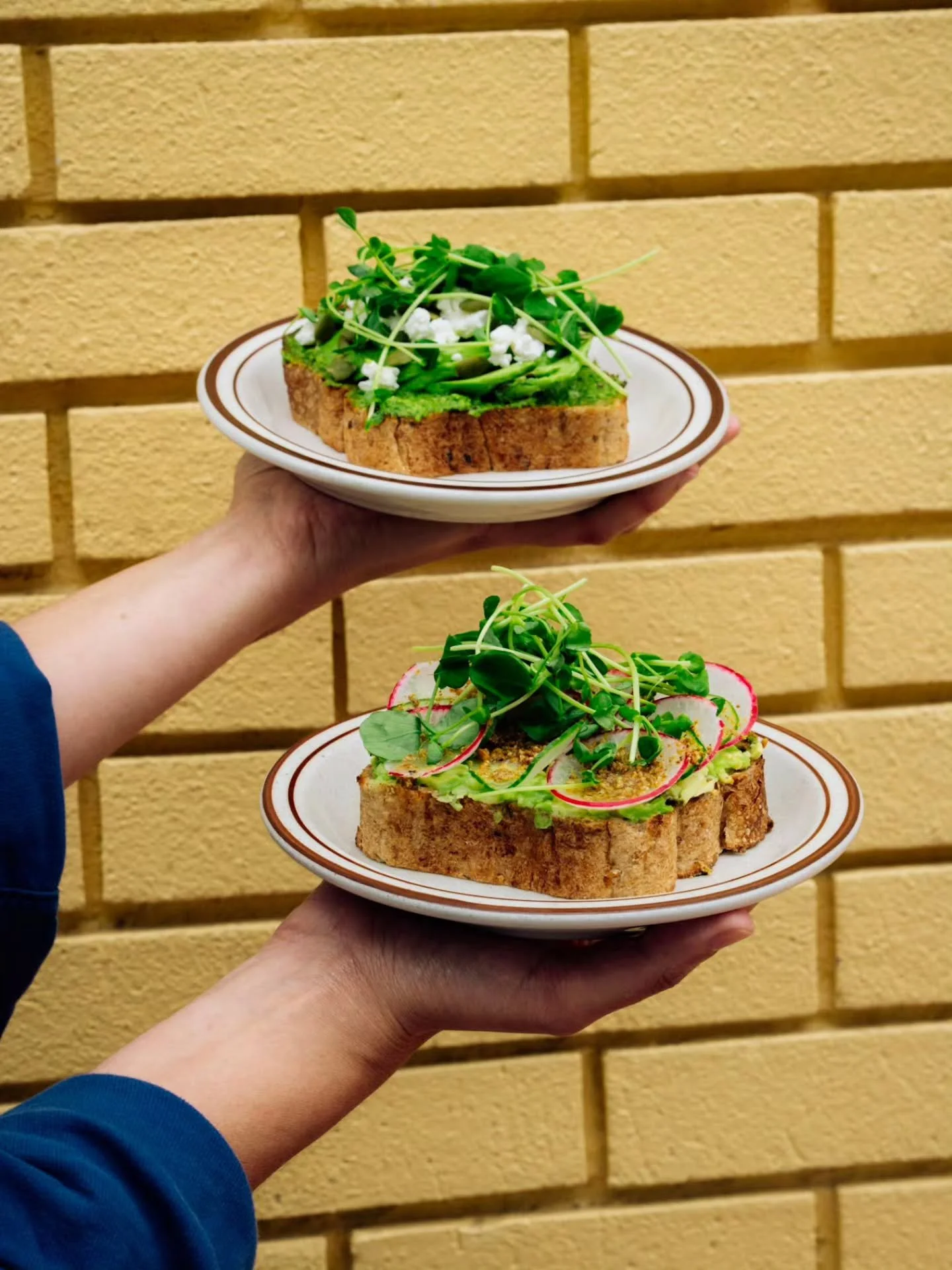 We&rsquo;ve had requests for our pesto and goat cheese avocado toast from our Brunswick Street days, so we&rsquo;re bringing it back for this week only! From today through Friday find two avocado toasts on our menu:

🌿 Avocado, pesto, goat cheese, p