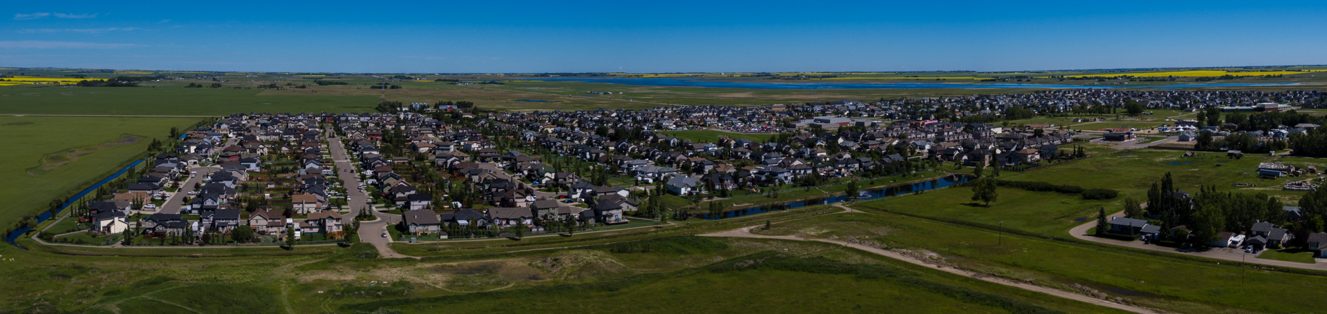 Aerial Photograph - Langdon Alberta