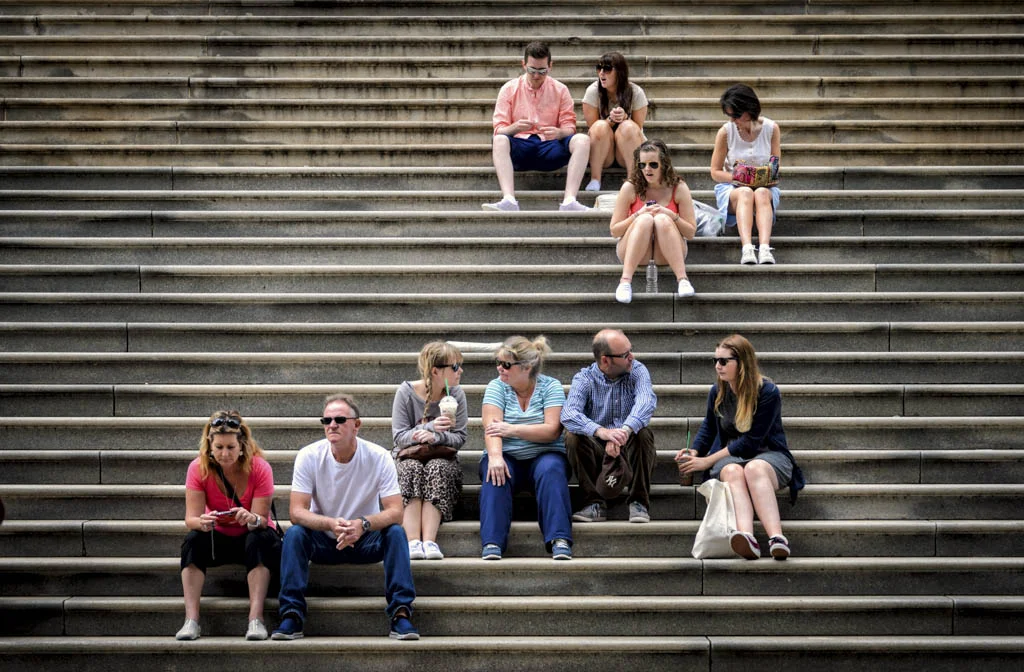 Relaxation on the Steps - NYC