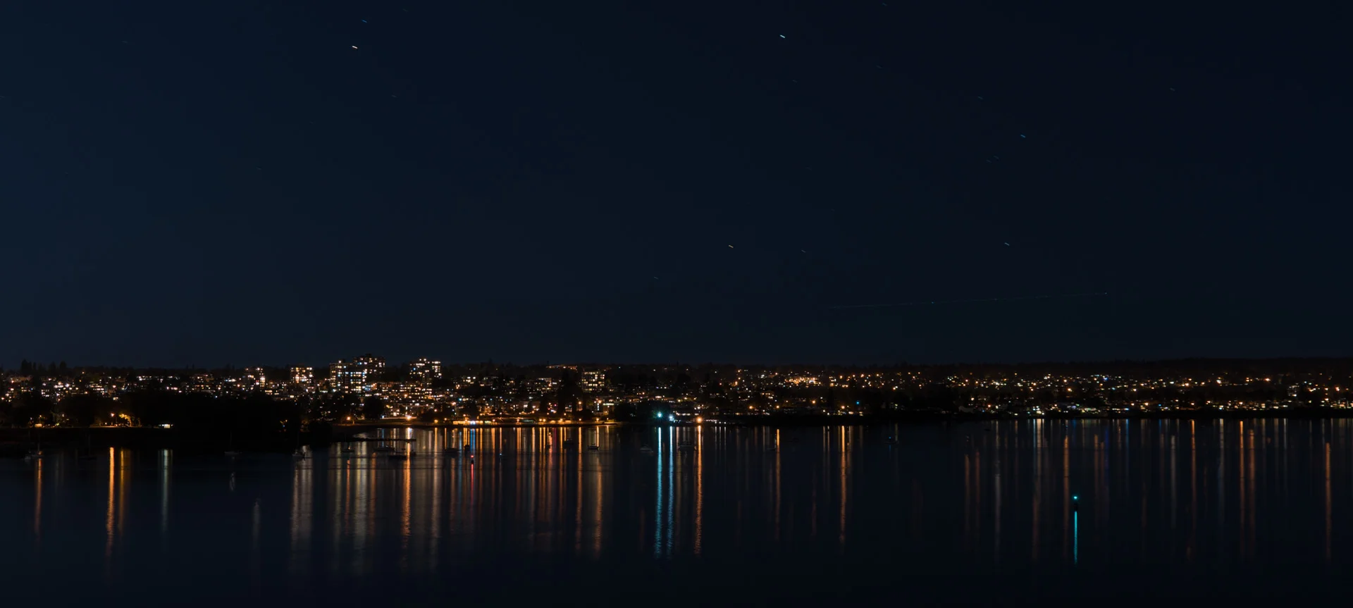 English Bay at Night - Vancouver
