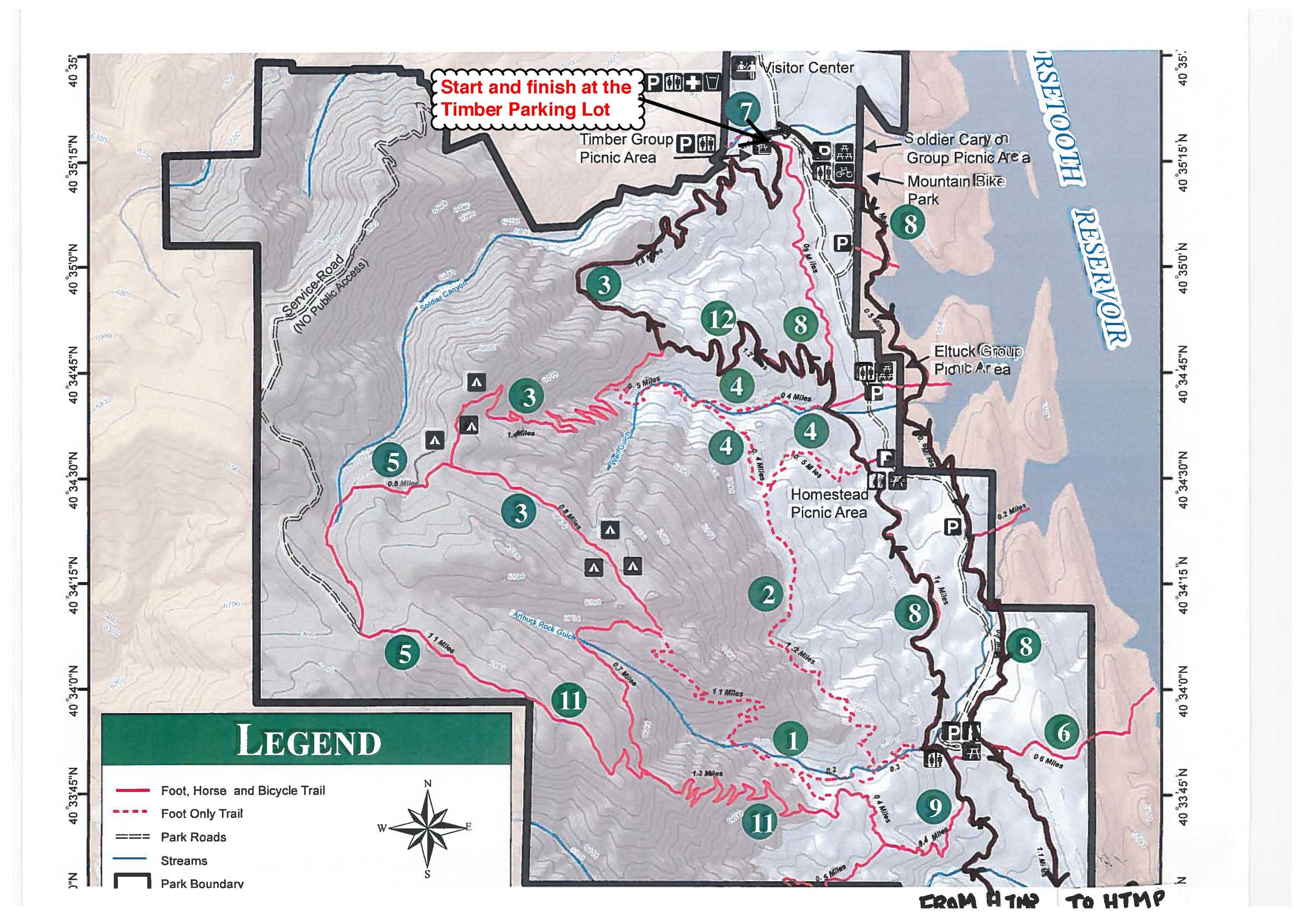 Copy of Map 1 - Lory State Park (north bit)