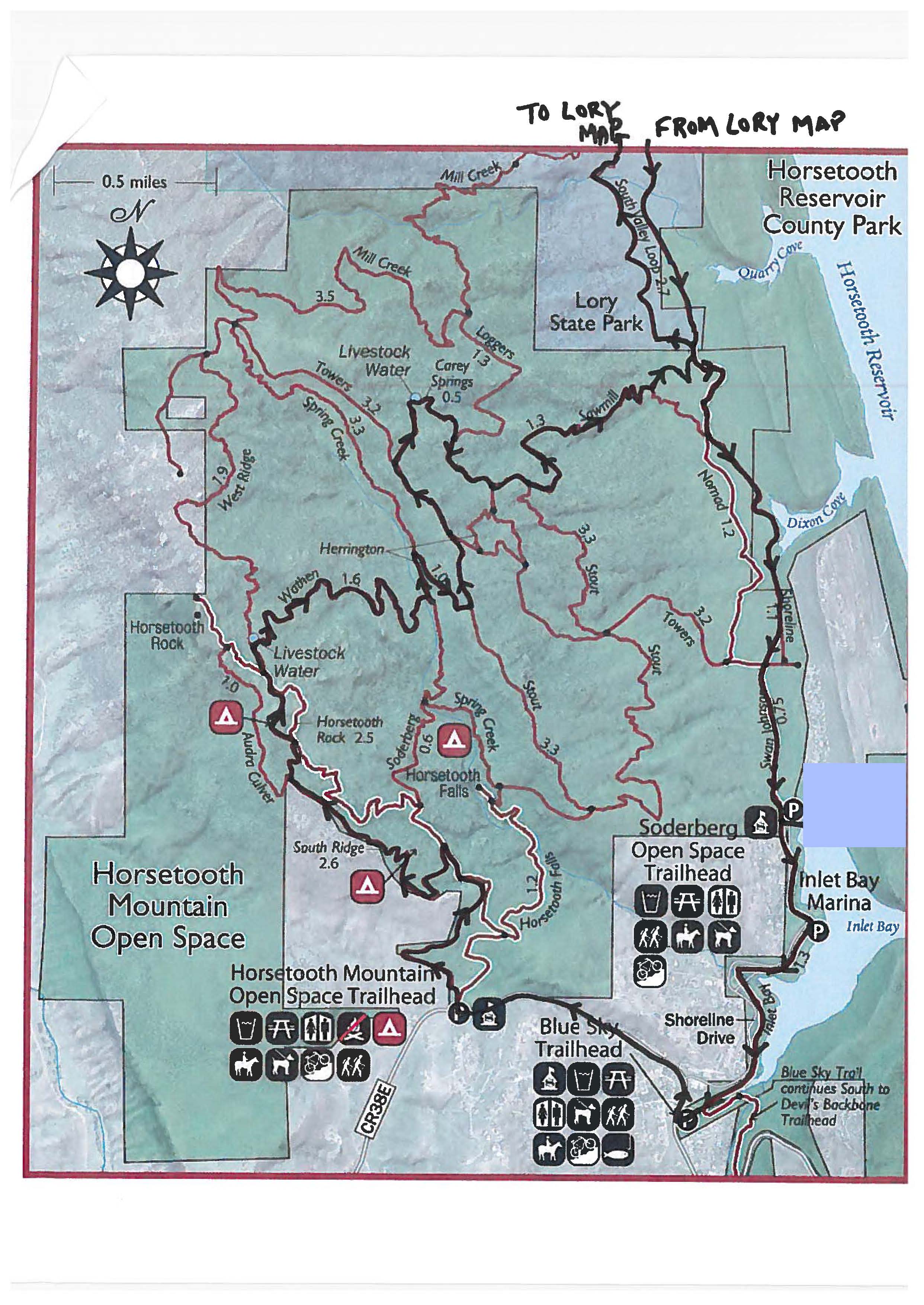 Copy of Map 2 - Horsetooth Mountain Park (the south bit)