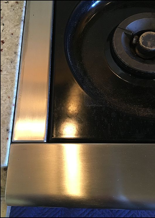 How to remove scratches from matte / brushed stainless steel oven cooktop :  r/fixit