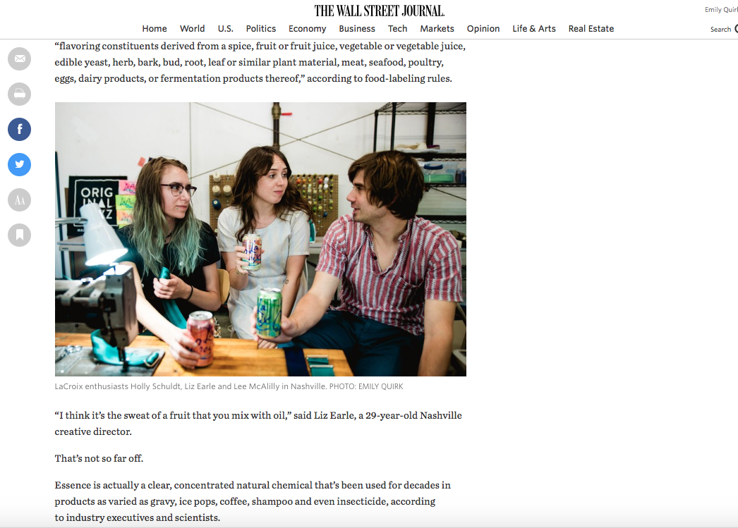 The Original Fuzz team, aka La Croix aficionados 
