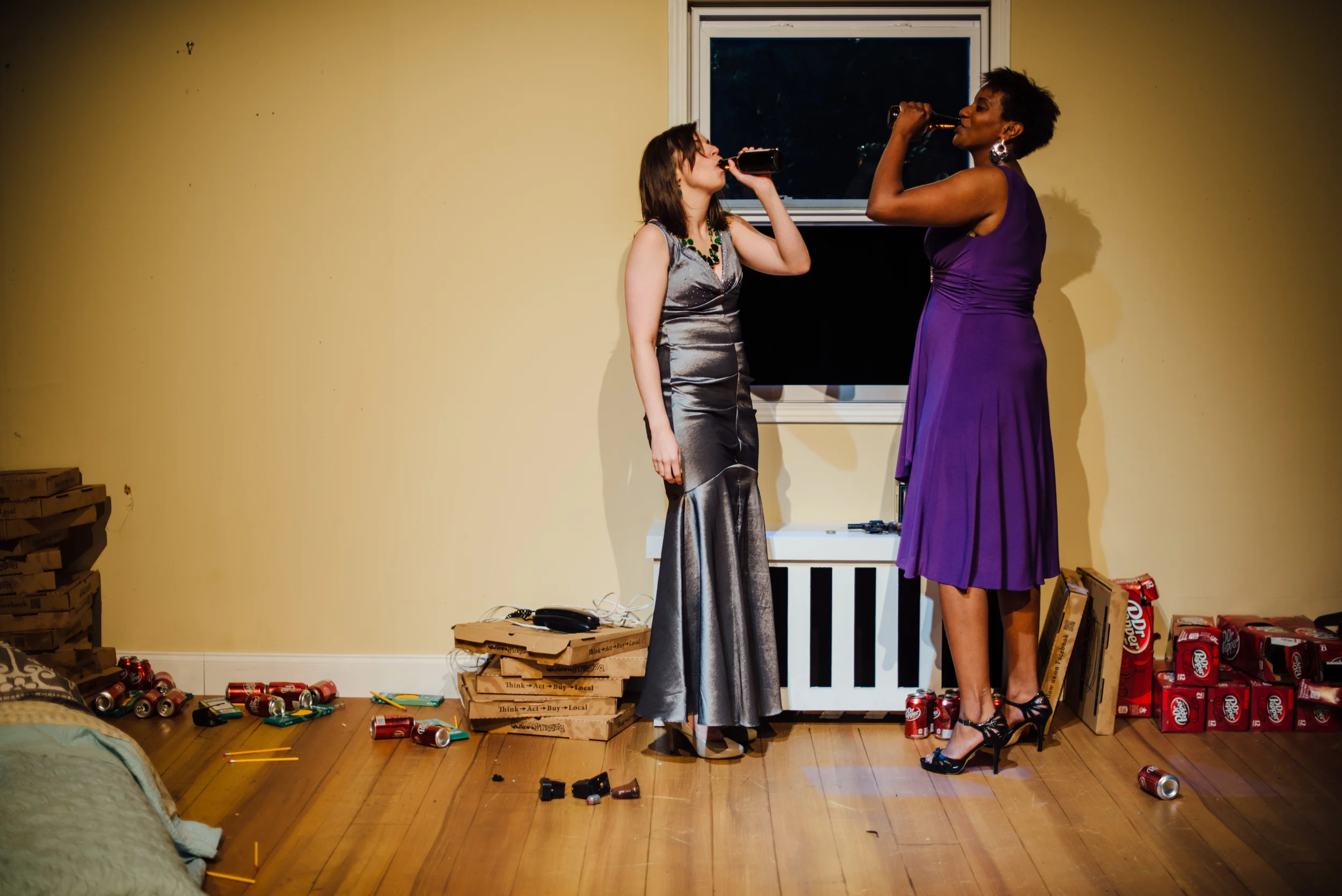  Tiffany Porter and Sarah Elizabeth Wallis in Criminal Hearts.  Photo by KVC Photography 