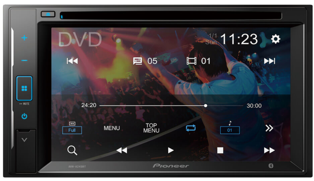 Pioneer AVH-A245BT — About Sound