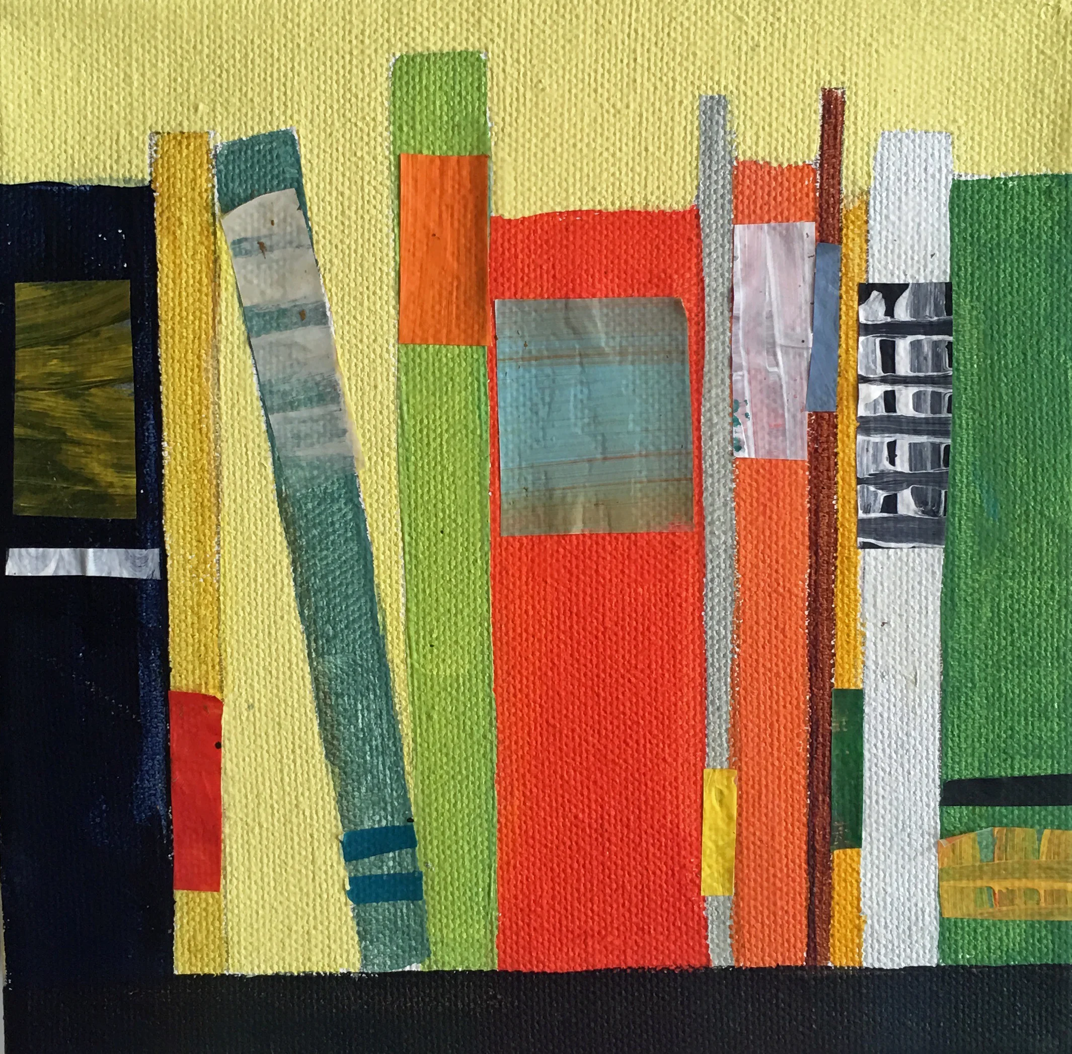 mini volumes (yellow shelf)