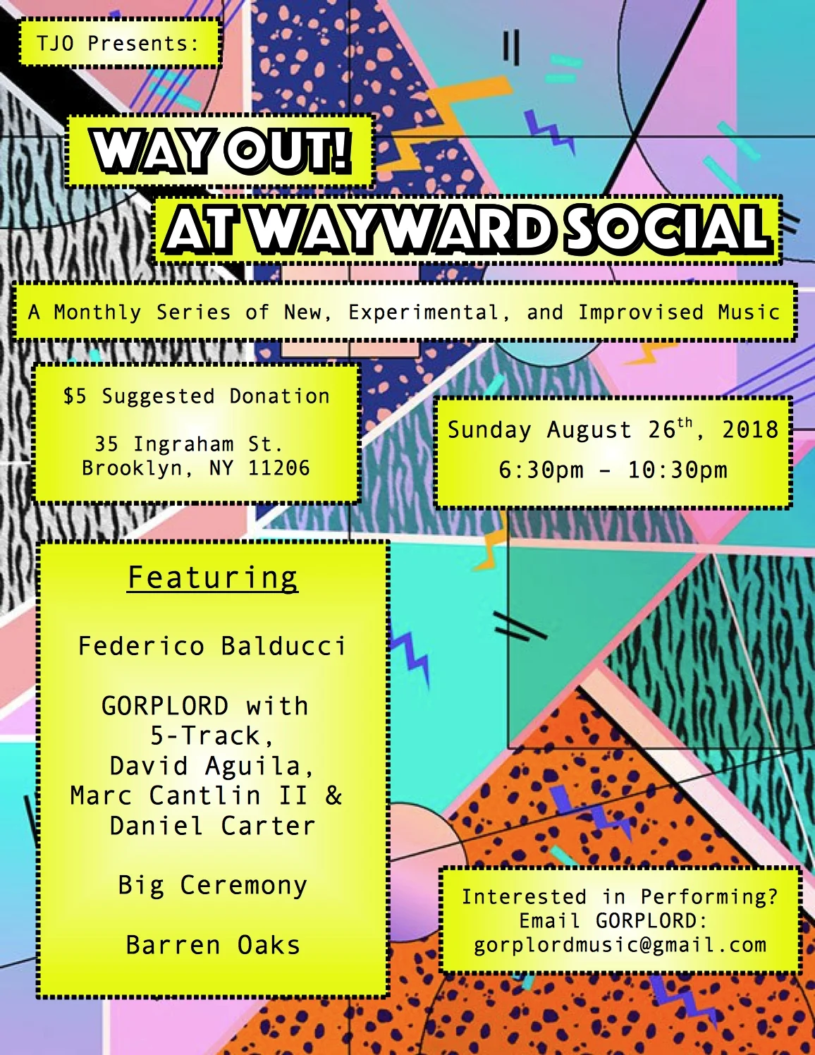 Way Out! at Wayward Social