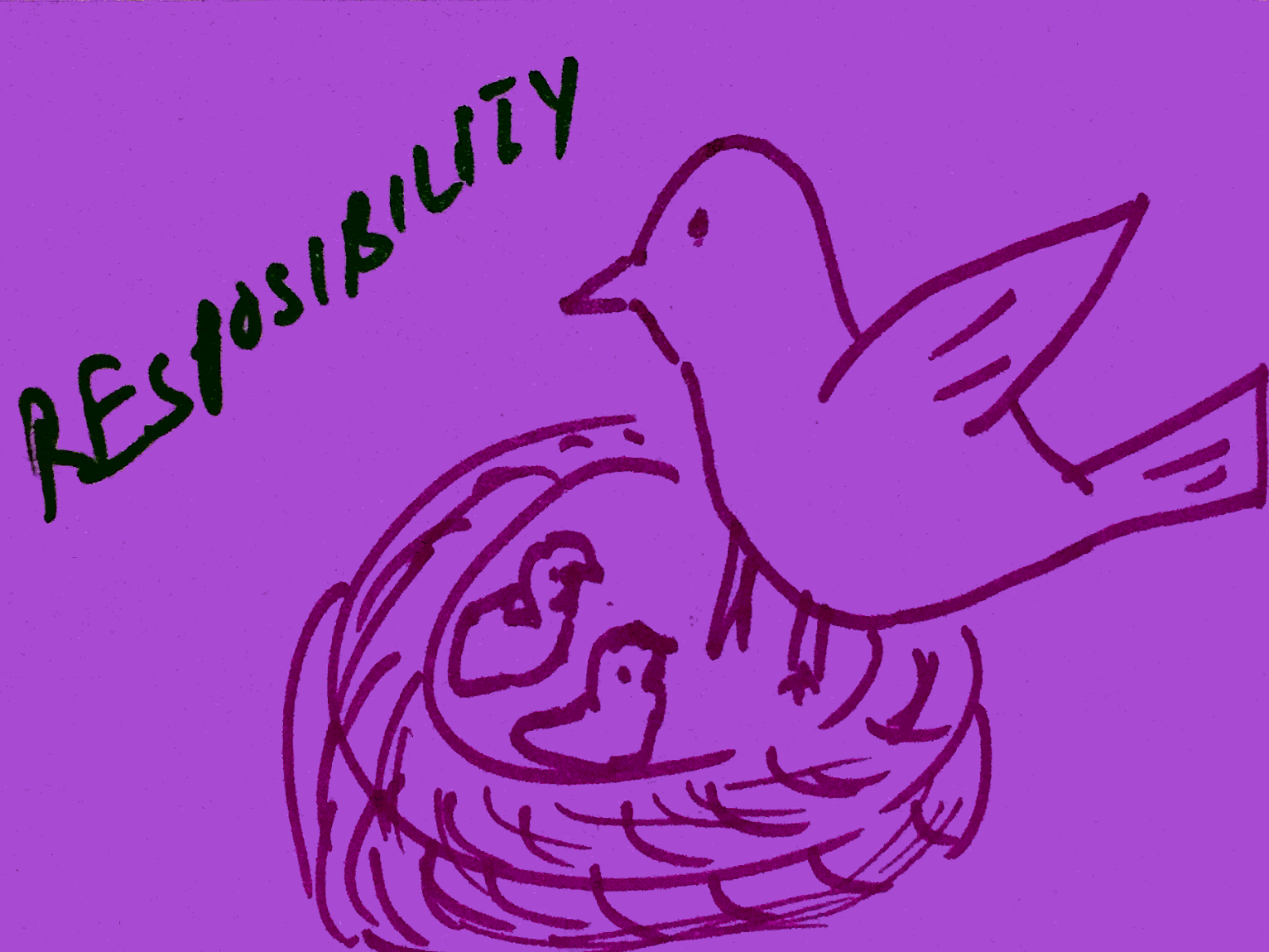Responsibility StrengthsFinder Singapore Bird Chicks Nest