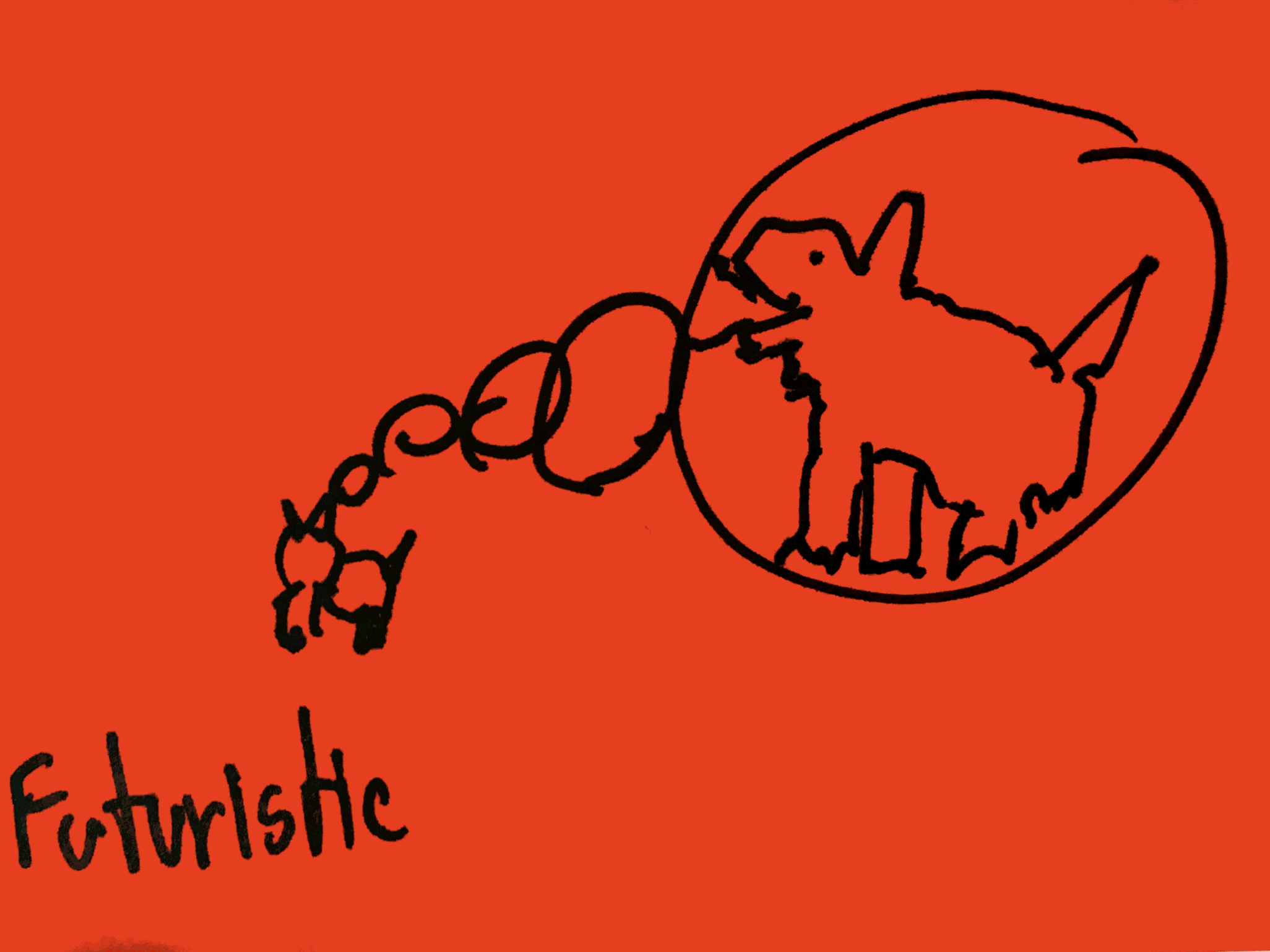 Futuristic Strengthsfinder Wolf-Wannabe Dog