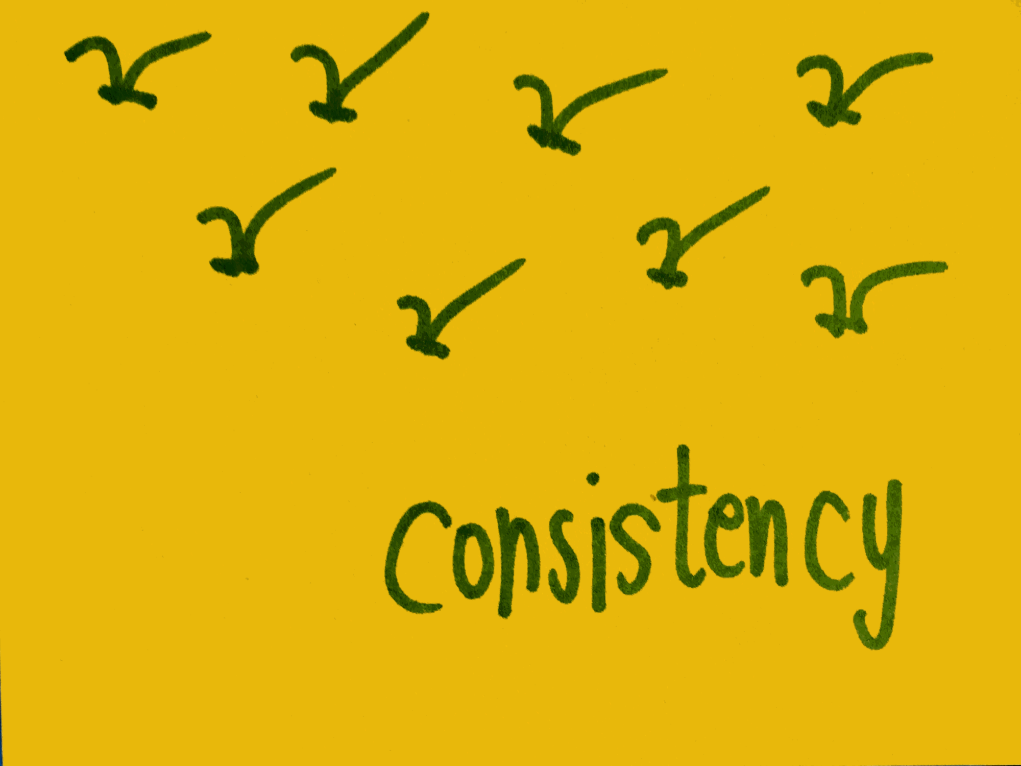 Consistency Strengthsfinder Synchronised Bird Flying