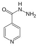 Cấu trúc hóa học của Isoniazid. commons.wikimedia.org
