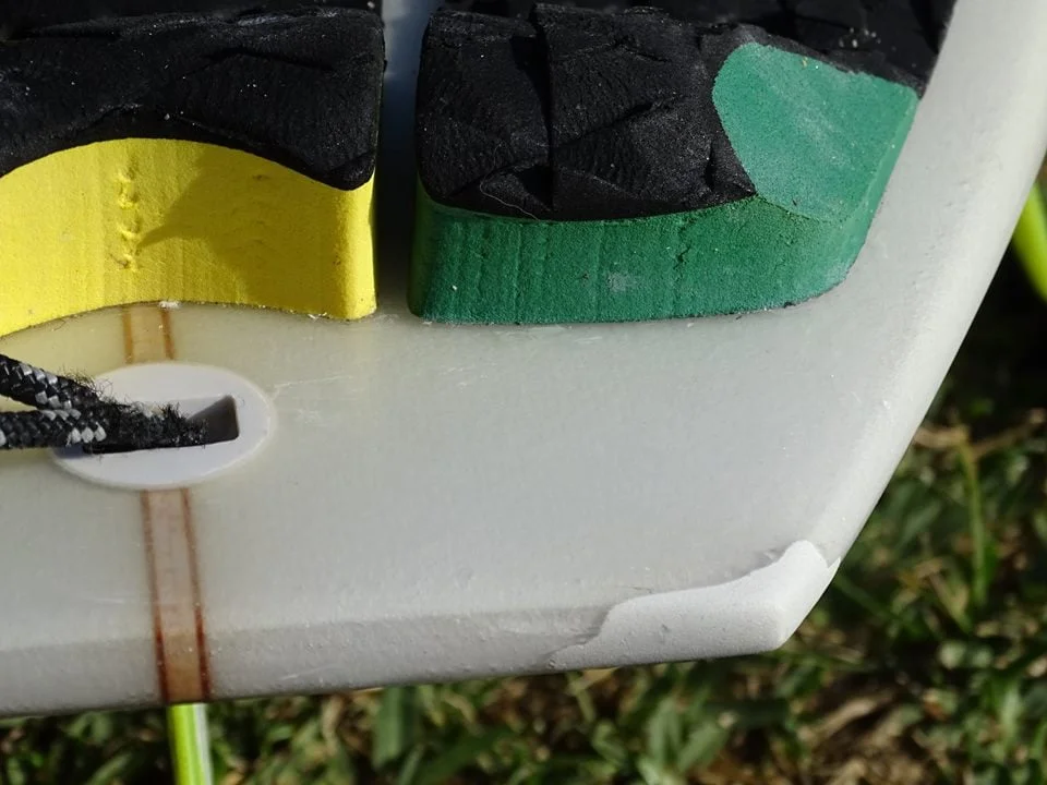 Broken Tail repaired with SURF GUM