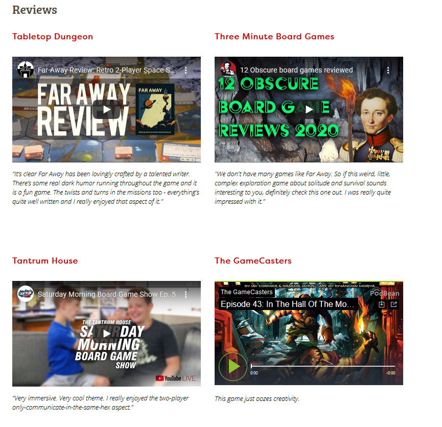 Far Away Review Roundup Cherry Picked Games