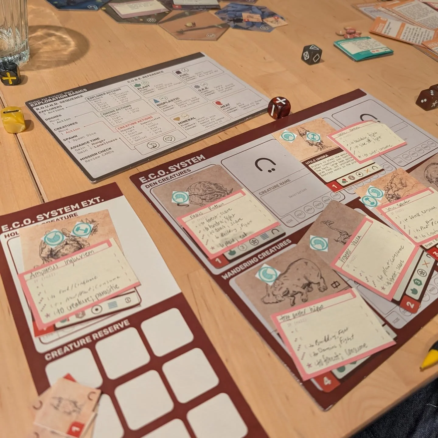 Finishing up the last playtests of FA:CE. Hoping to get into production this month.