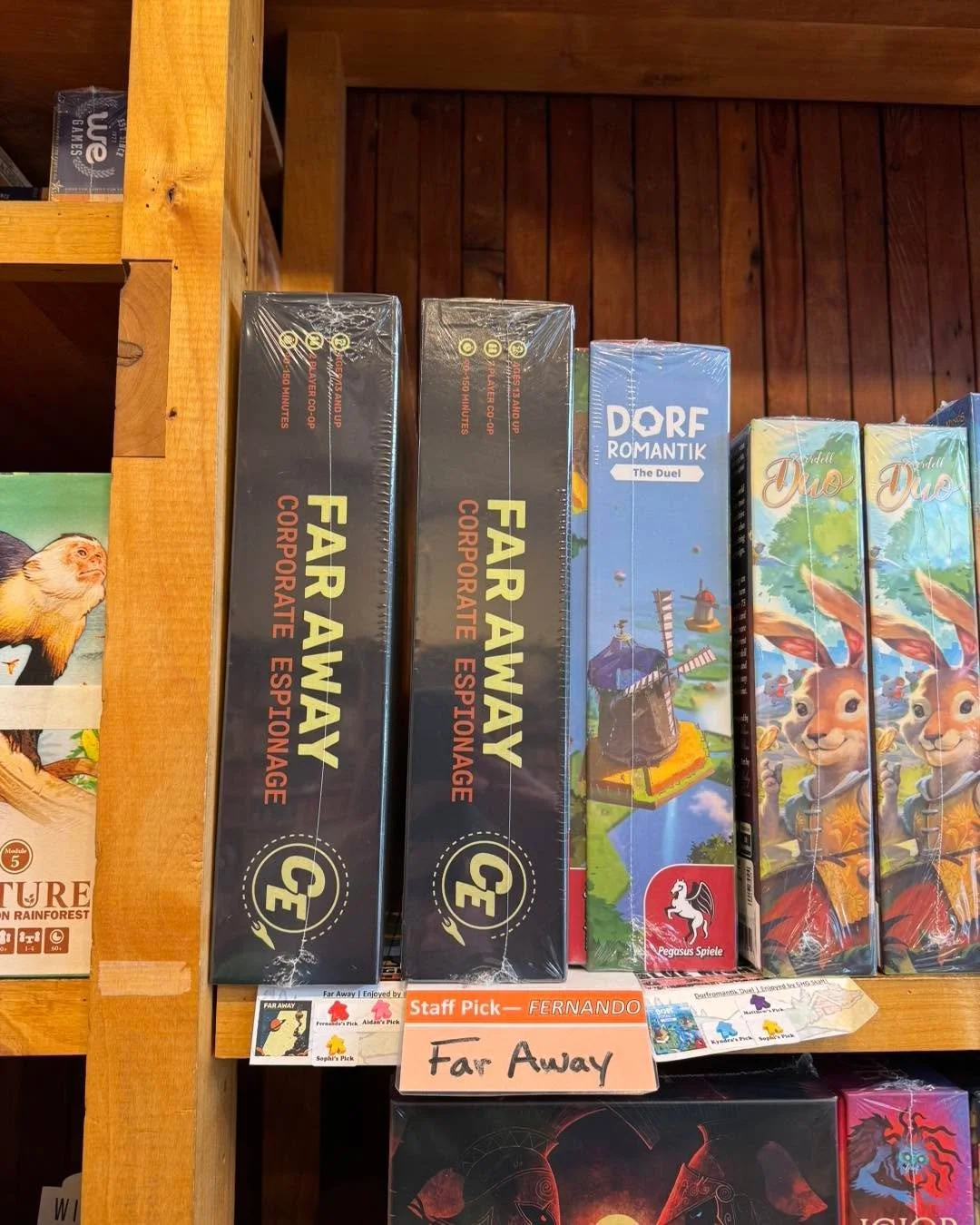 Far Away: Corporate Espionage is looking sharp on the shelf at bluehighwaygames. 

The Federation needs to know, what missions are explorers enjoying most in Corporate Espionage?