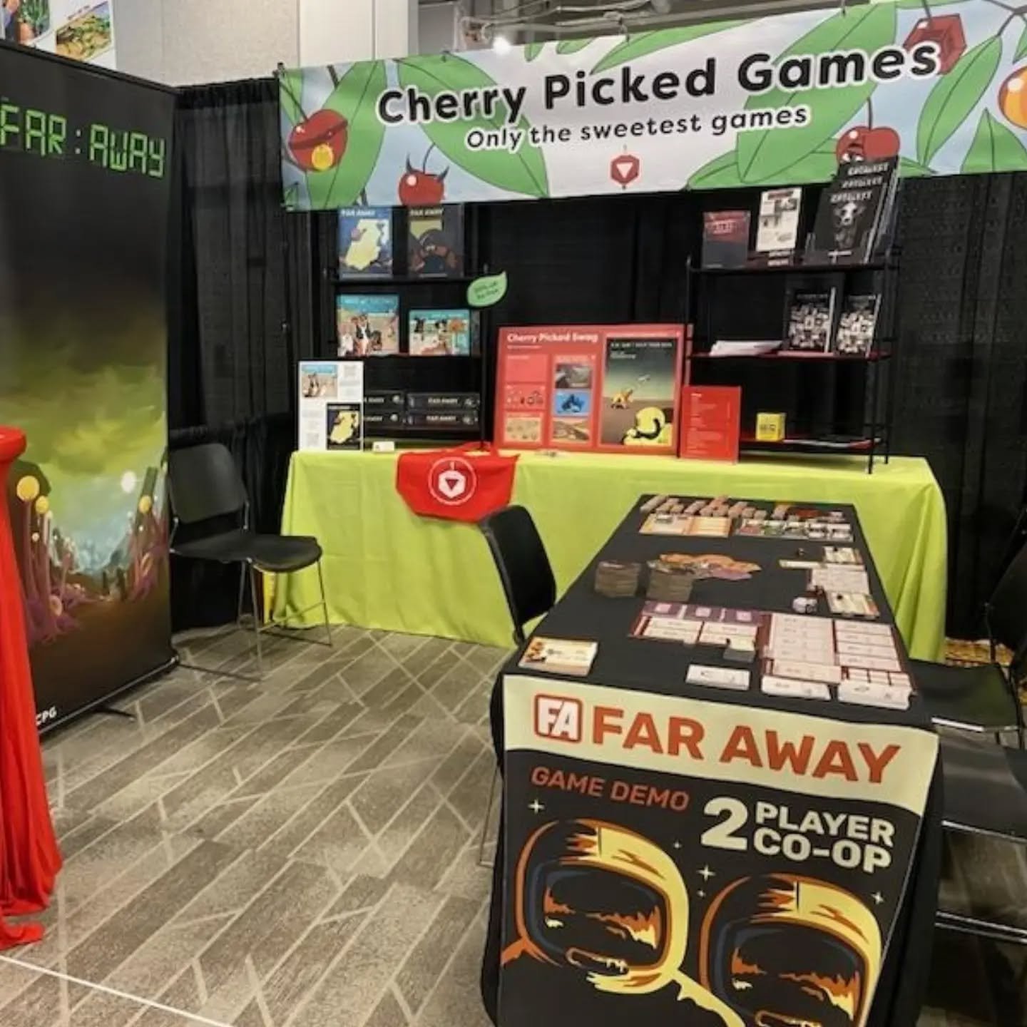 #paxwest tomorrow. Demoing Far Away: Corporate Espionage and the new edition of Drink! See you there