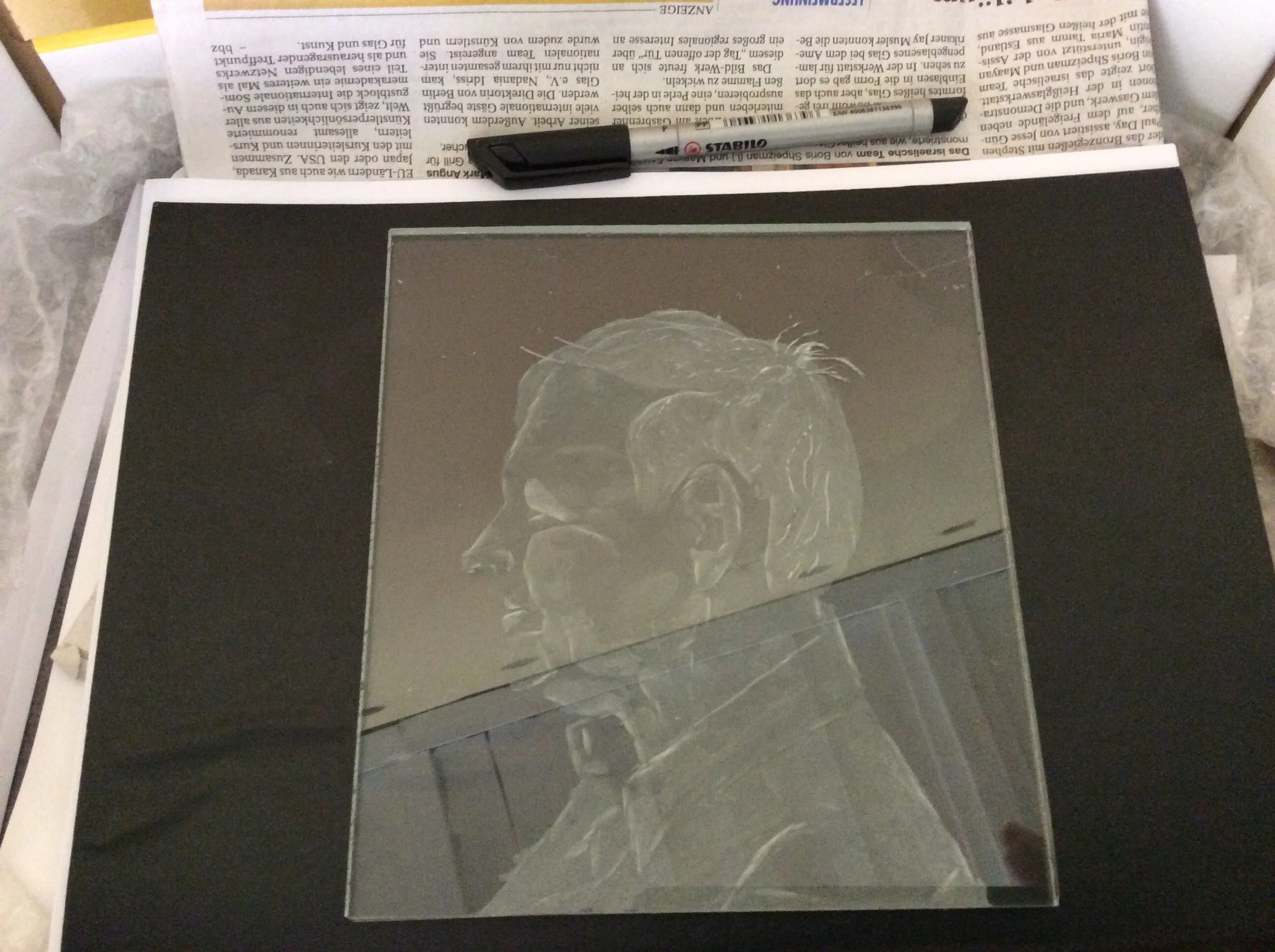 Johns portrait just about done...a