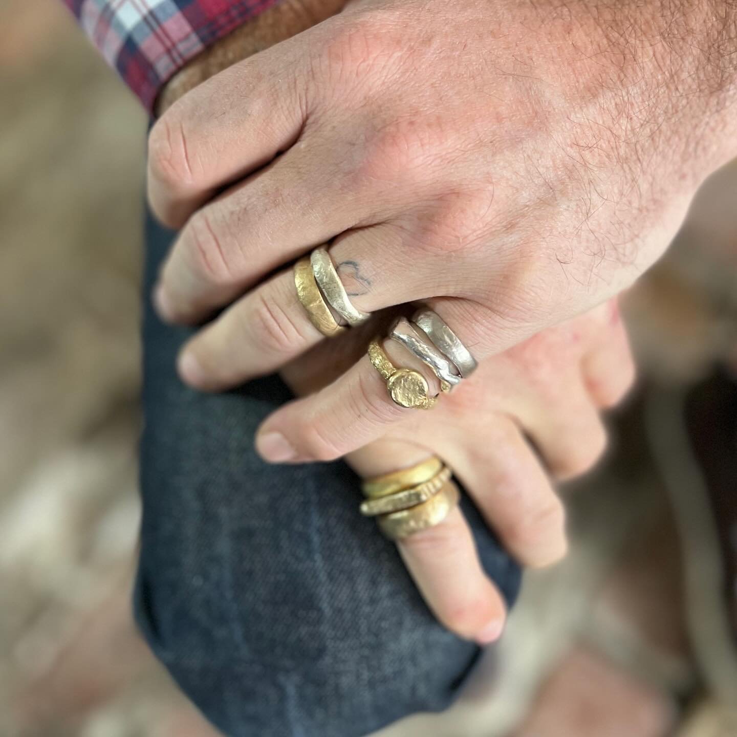 More Rings!!

9ct and 18ct yellow gold&hellip; 9ct and 18ct white gold. 

Worn by @barry_and_co 

Each one of these designs can be custom made in the metal of your choice.
Please email for more information and to arrange a quote.
info@katherinebowman