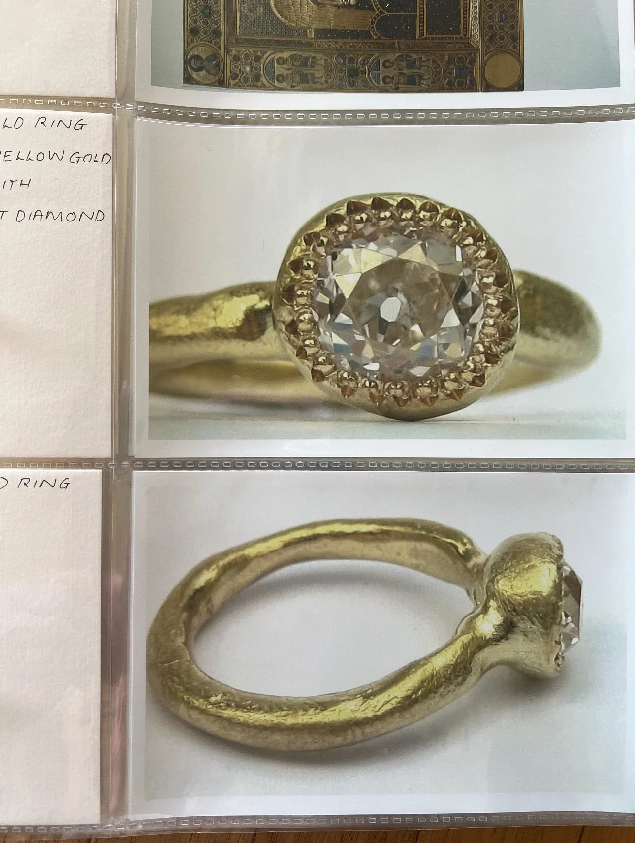 When I meet with clients to discuss a bespoke order, if I do not have the design being discussed in stock, I have trays of models of rings available to try on. These allow the client to get a sense of scale as well as weight for particular designs. 
