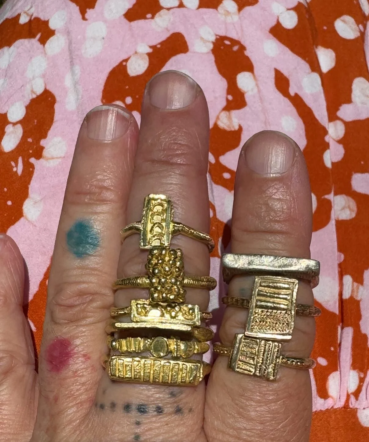 Golden rings.

Unique handmade rings.
A number of these rings are still available to purchase through my studio. They can all be resized.
Email info@katherinebowman.com.au for information on these pieces.

#golden #handmade #unique #rings #katherineb