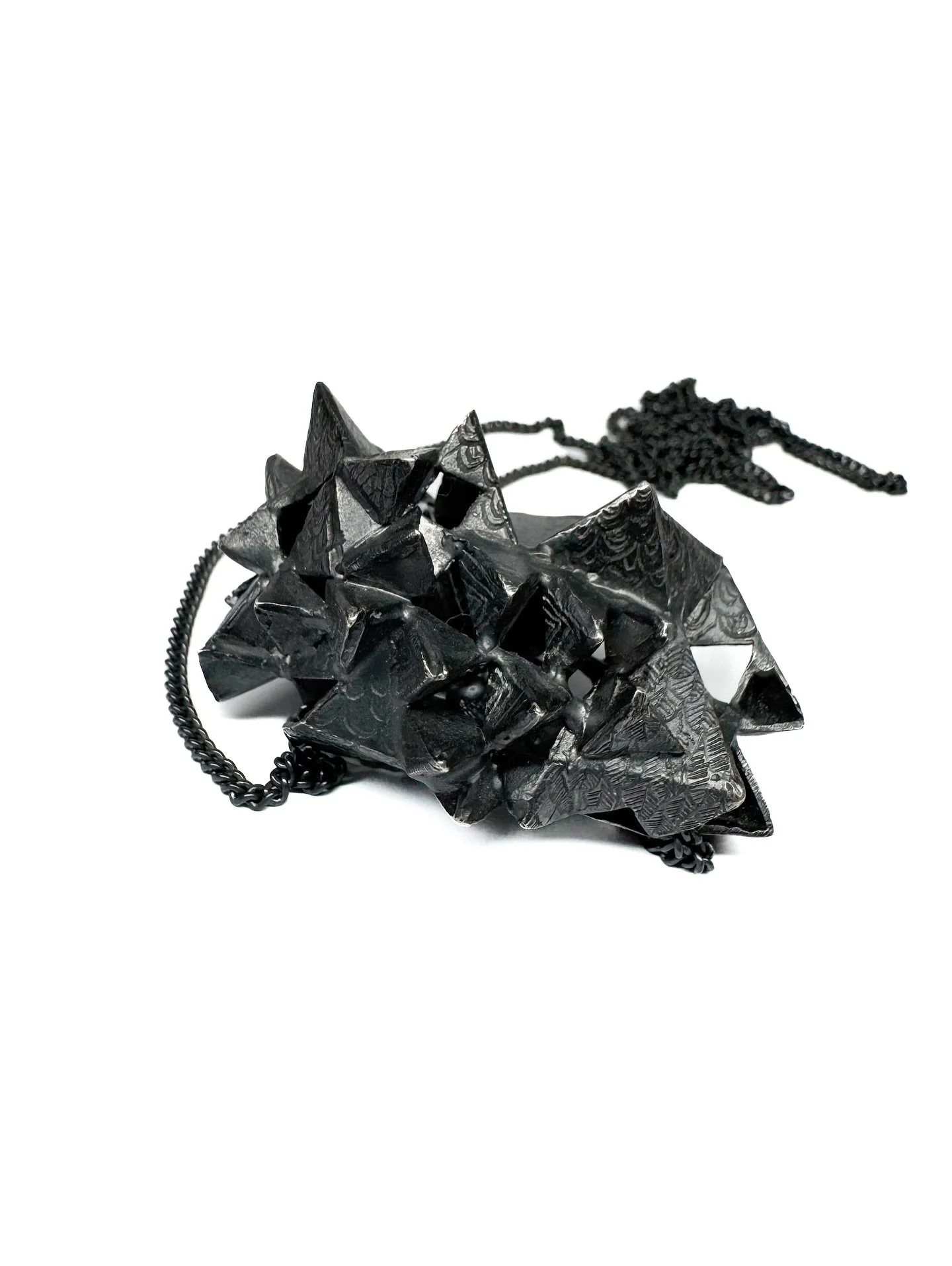 Oxidised sterling silver pendant - available at @egetal ✨

Handmade and hand engraved. This pendant is a one off! 
#katherinebowmanjewellery #silver #bespoke