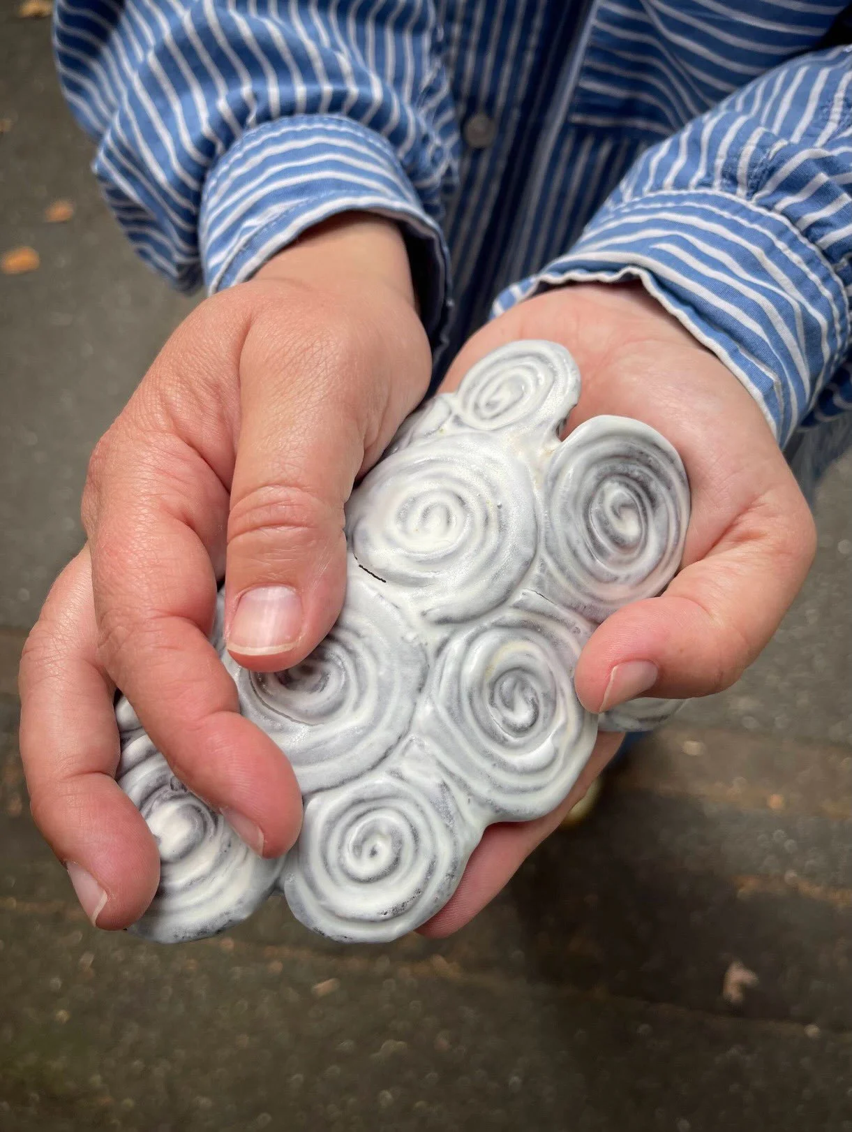 Aide-m&eacute;moire 
Clay
2024

Made at @soca

#memory #aid #katherinebowmanjewellery
