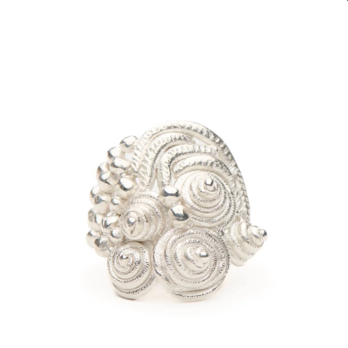 Aide-m&eacute;moire sterling silver ring.
2024

Made for an exhibition in 2024, this ring sat alongside works on paper, ceramics and bronze sculptures.

#memory #aids #katherinebowmanjewellery
