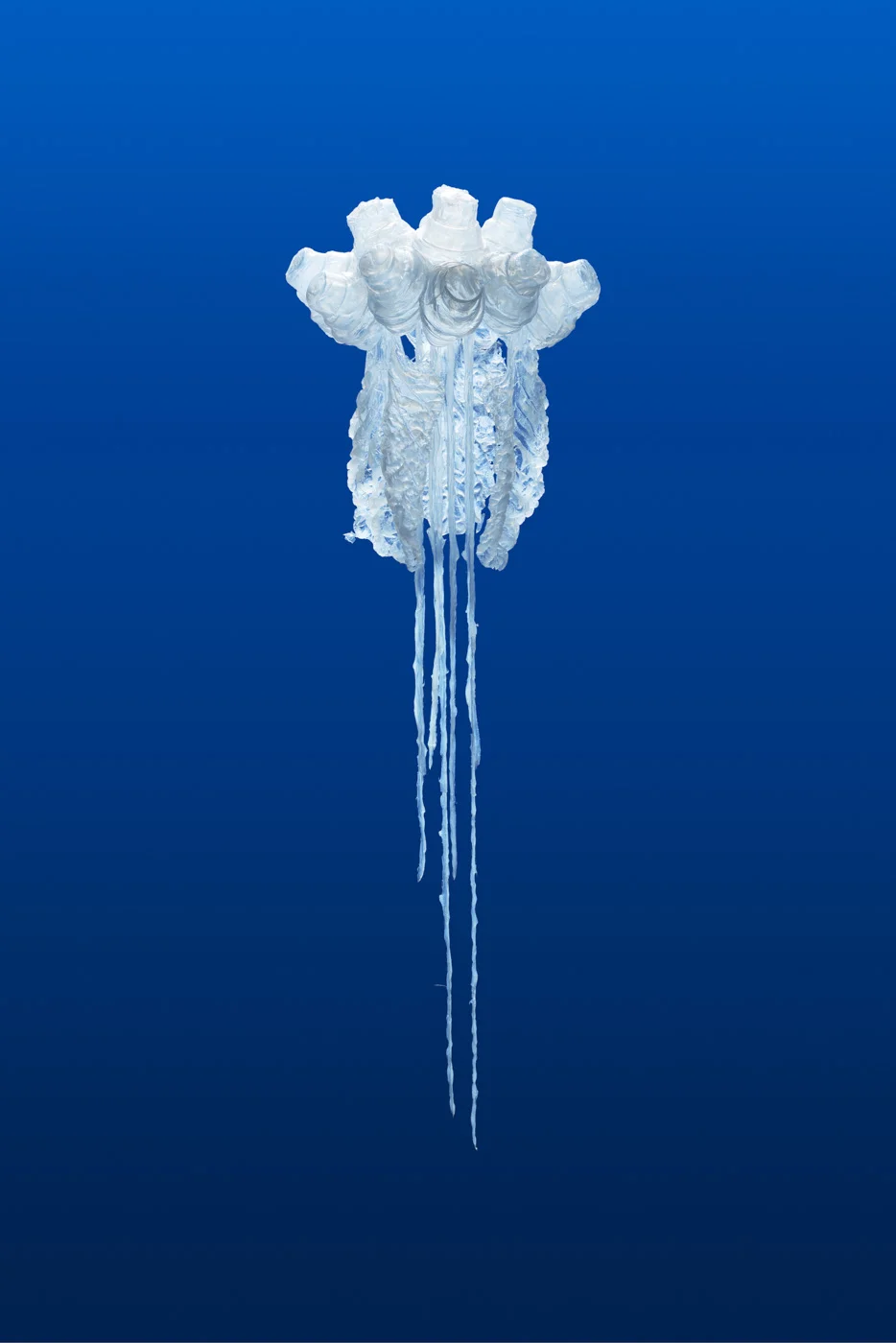 Sea-change (detail), Penelope Davis, 2017, silicone, nylon thread, plastic