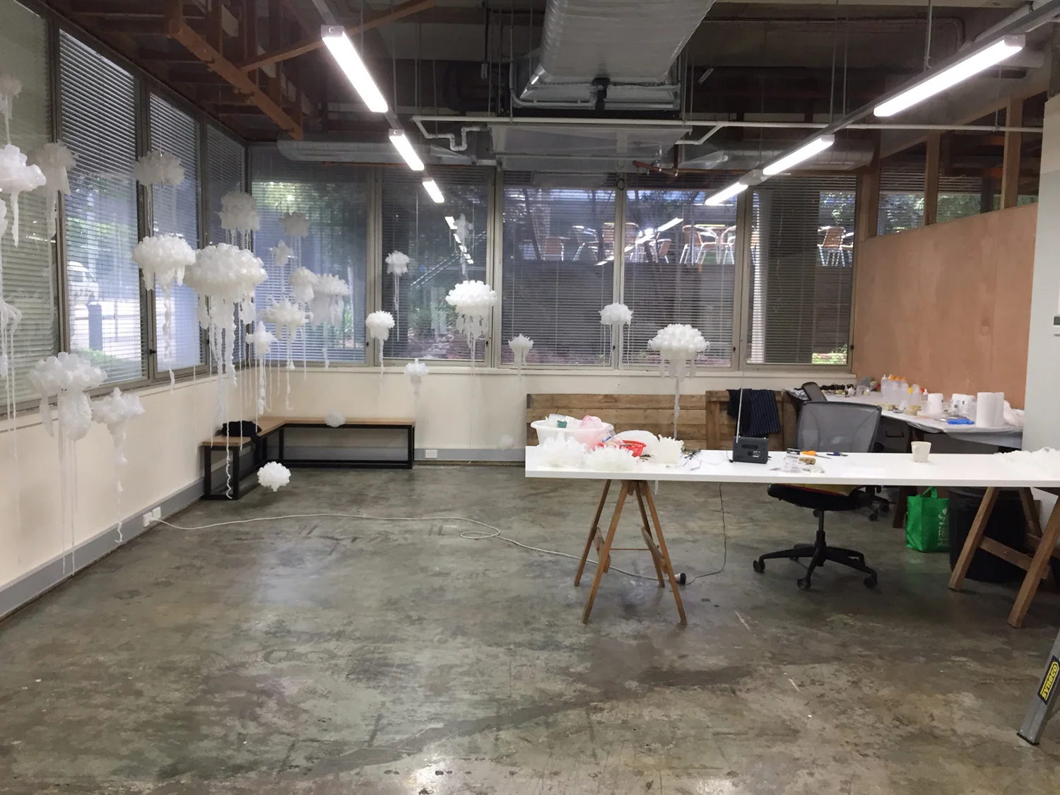 Penelope Davis, work in progress at Carlton Connect Lab-14, City of Melbourne Creative Spaces, Studio Residency