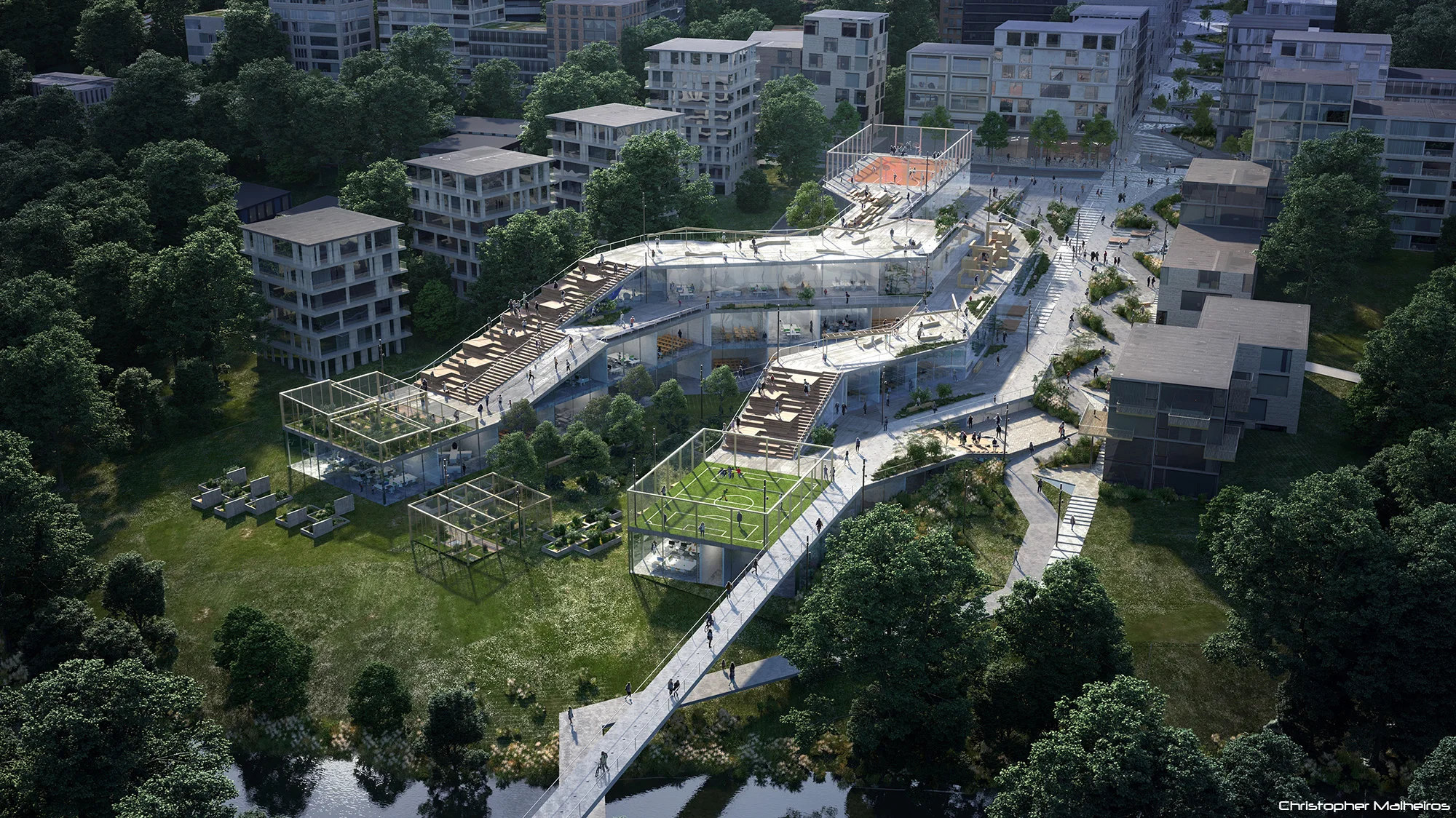 Nord + 3RW - Urban area of Frysja Oslo, Norway