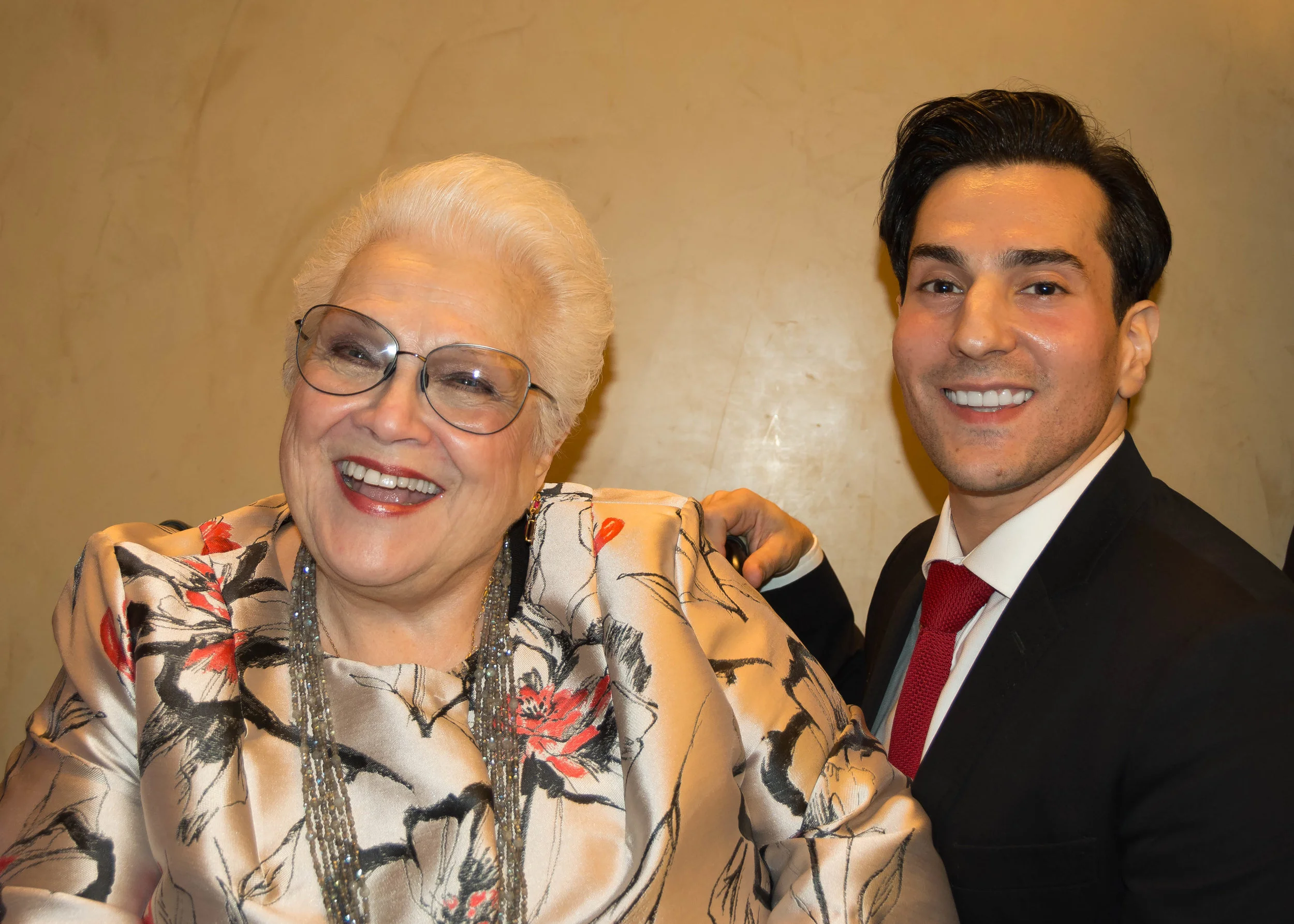 Ms. Horne and Leonardo Capalbo