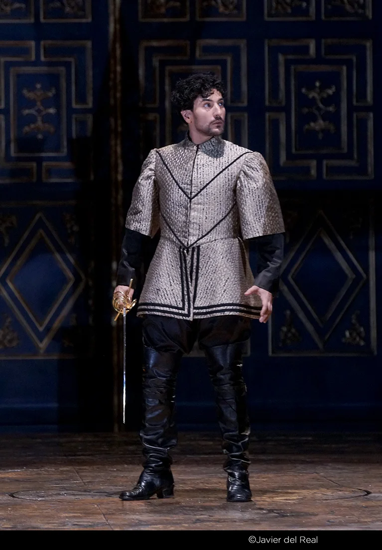 Leonardo Capalbo as Robert, Earl of Essex in Gloriana