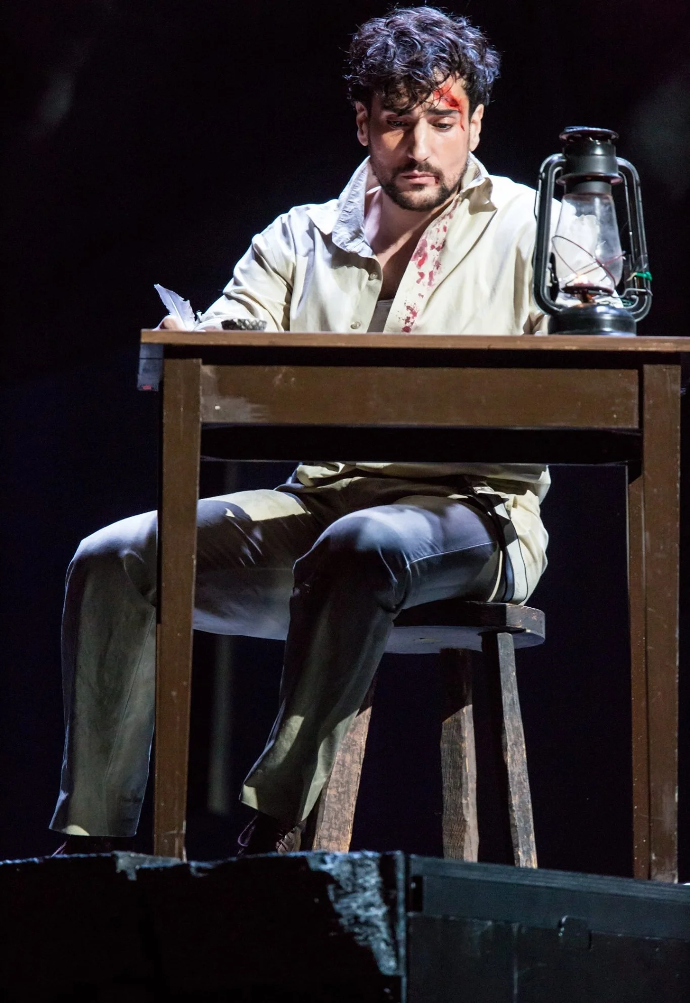 Leonardo Capalbo as Cavaradossi, photo by Dan Norman