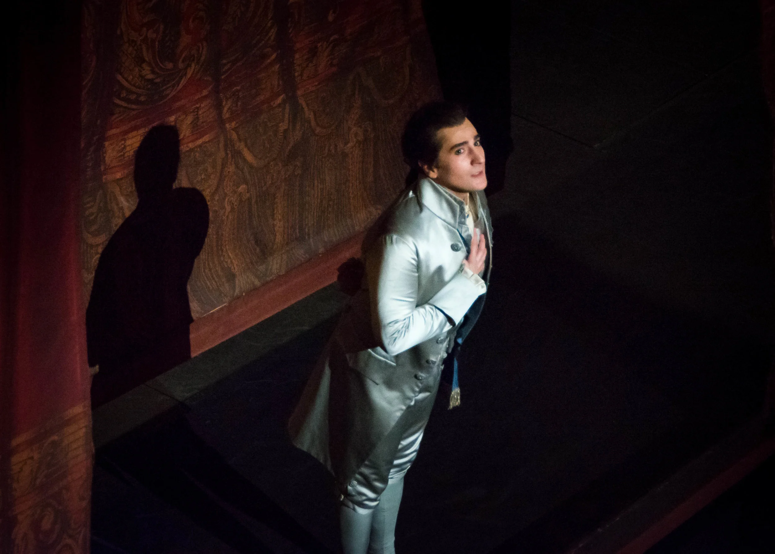 Leonardo Capalbo as Gustavo in Un ballo in maschera at the Royal Swedish Opera
