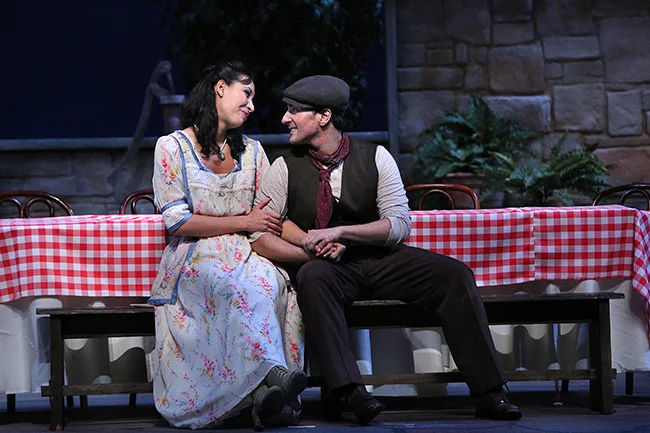 Leonardo Capalbo and Nicole Cabell in L’elisir d’amore