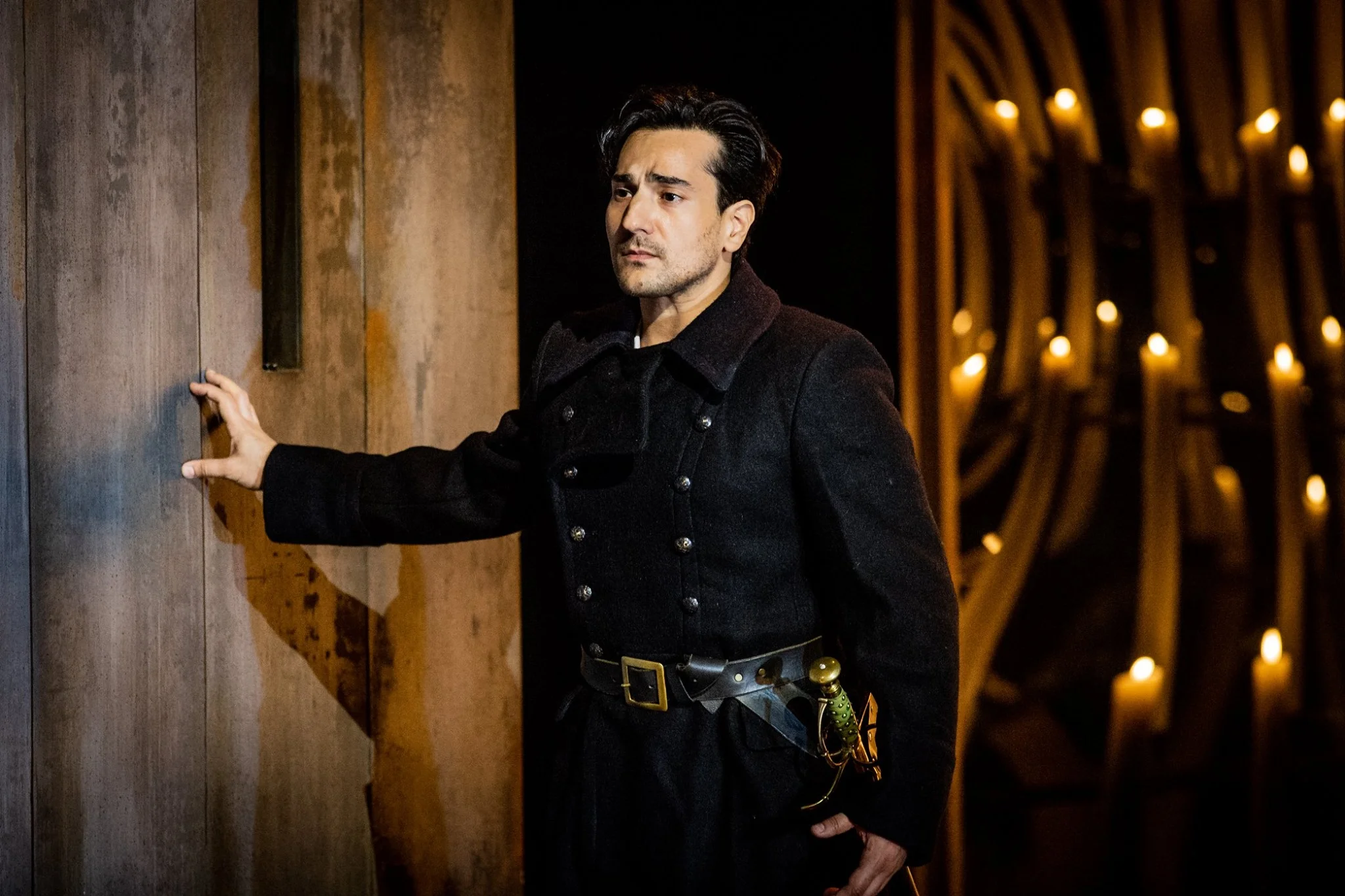 Leonardo Capalbo as Don Carlo at Grange Park Opera. Photo by Robert Workman.