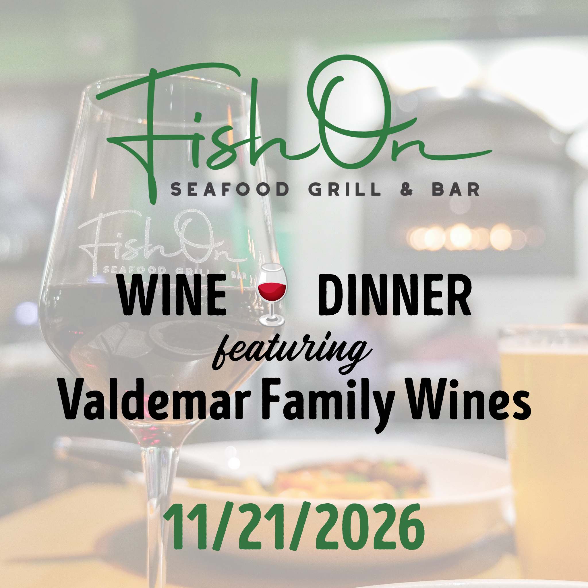 Wine Dinner 🍷 Valdemar Family Wines