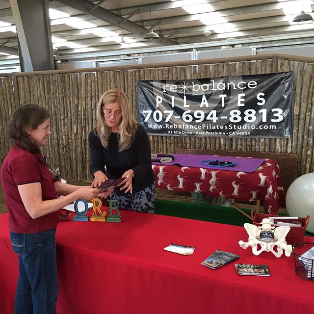 At the Circle Oak Health fair in Petaluma