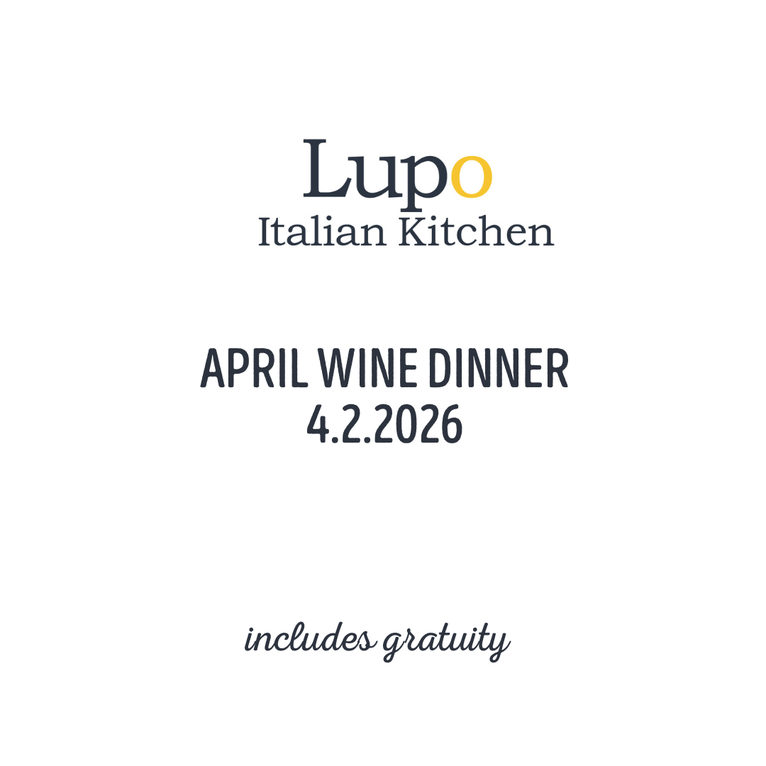 April Wine Dinner