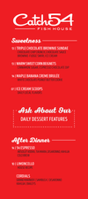 View Our Menu | Seafood Restaurant Fenwick Island | Catch 54