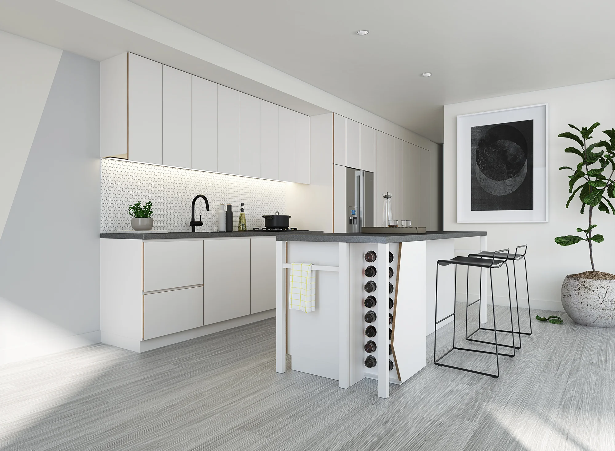 Render development and co-ordination Ensure renders correspond to architectural drawings