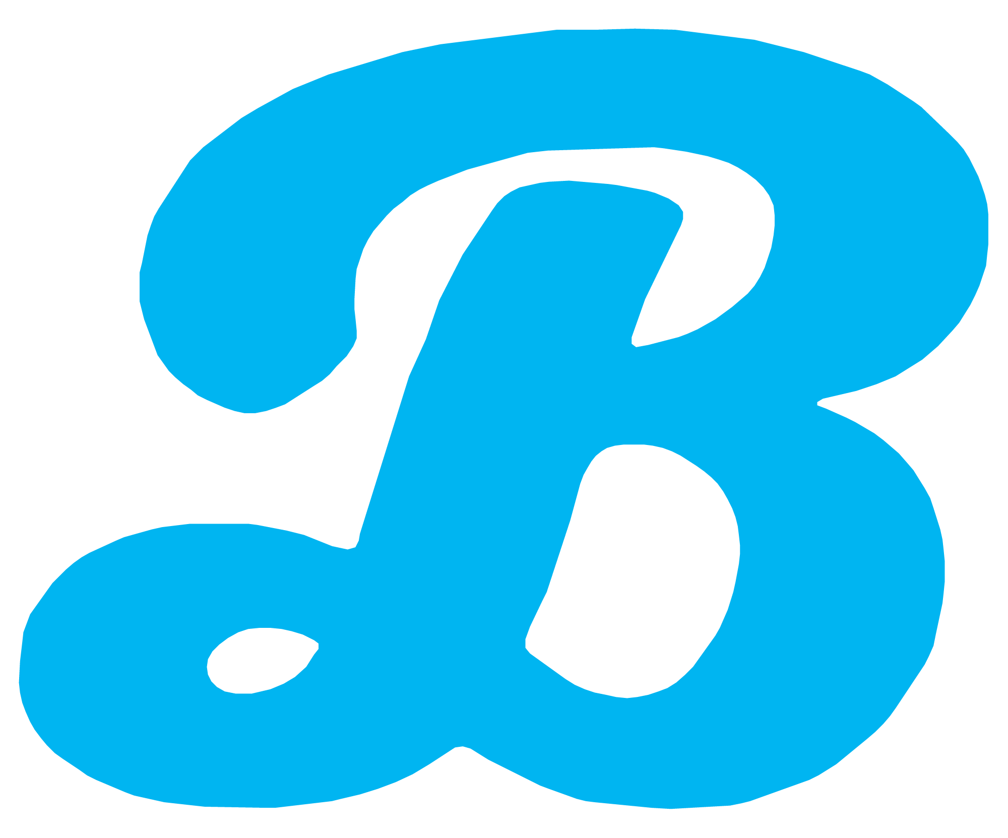 Blue question mark icon on a black background.