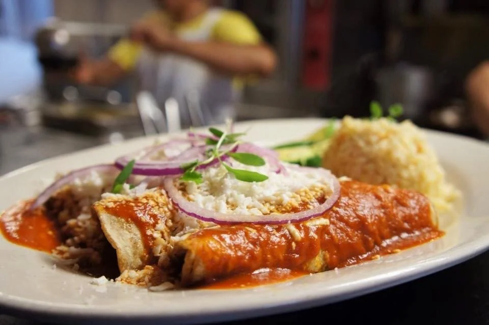 CHICKEN &amp; CHORIZO ENCHILADAS