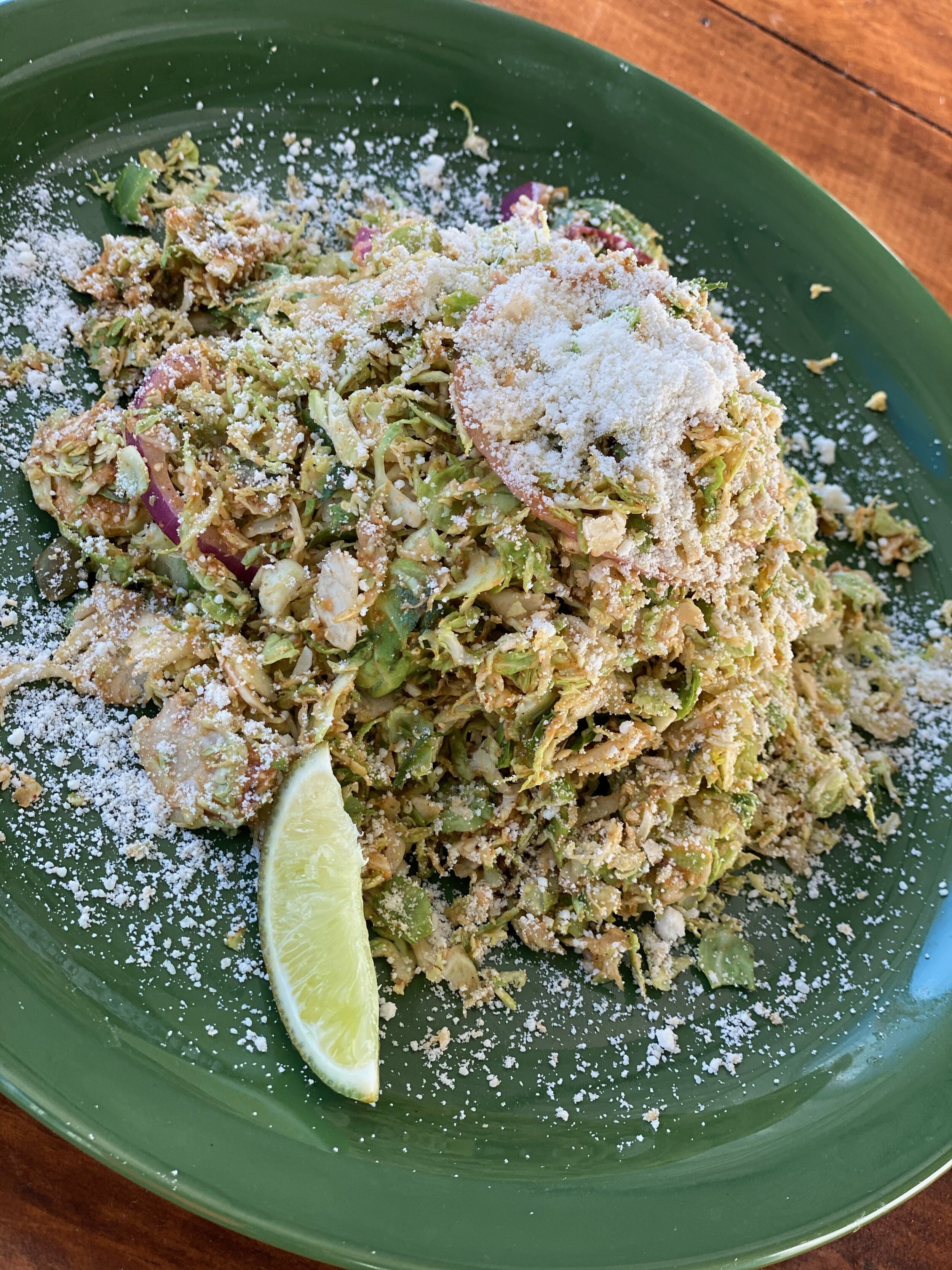 SHAVED BRUSSELS SALAD