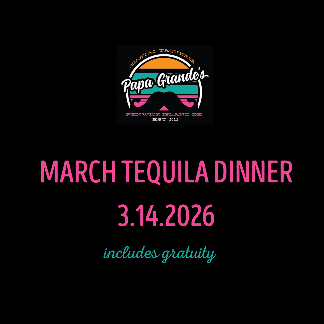MARCH TEQUILA DINNER