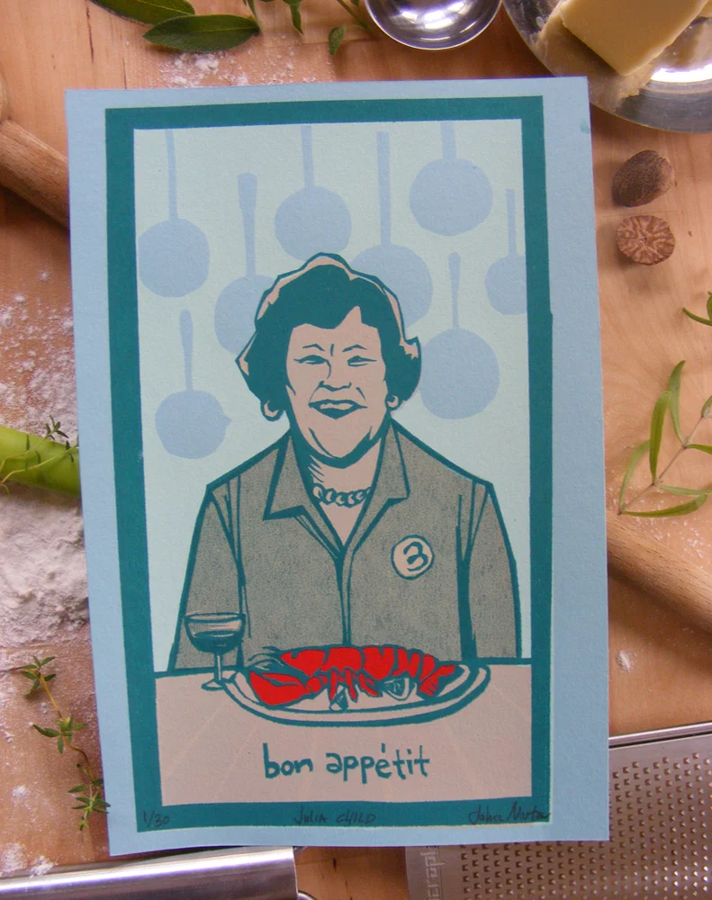 Julia Childs portrait