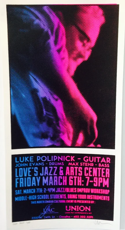 Luke Polipnick @ Love's Jazz poster